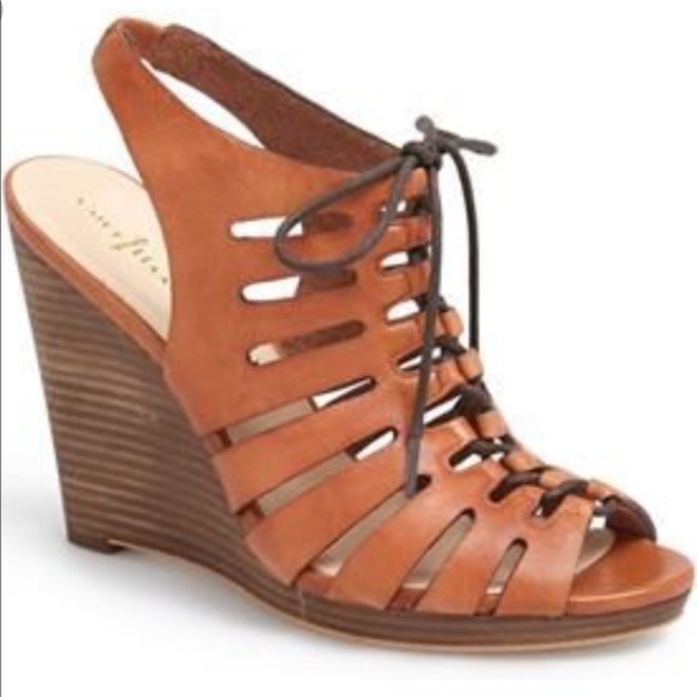 Cole Haan Lace Up, Slingback Wedge
